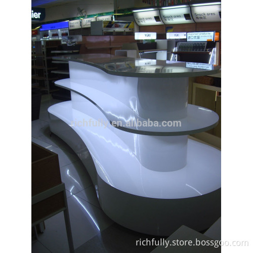 Beautiful cosmetic display stand for supermarket or skin care products store